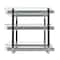 Household Essentials Glidez Chrome-Plated Steel Triple-Sliding Storage Organizer